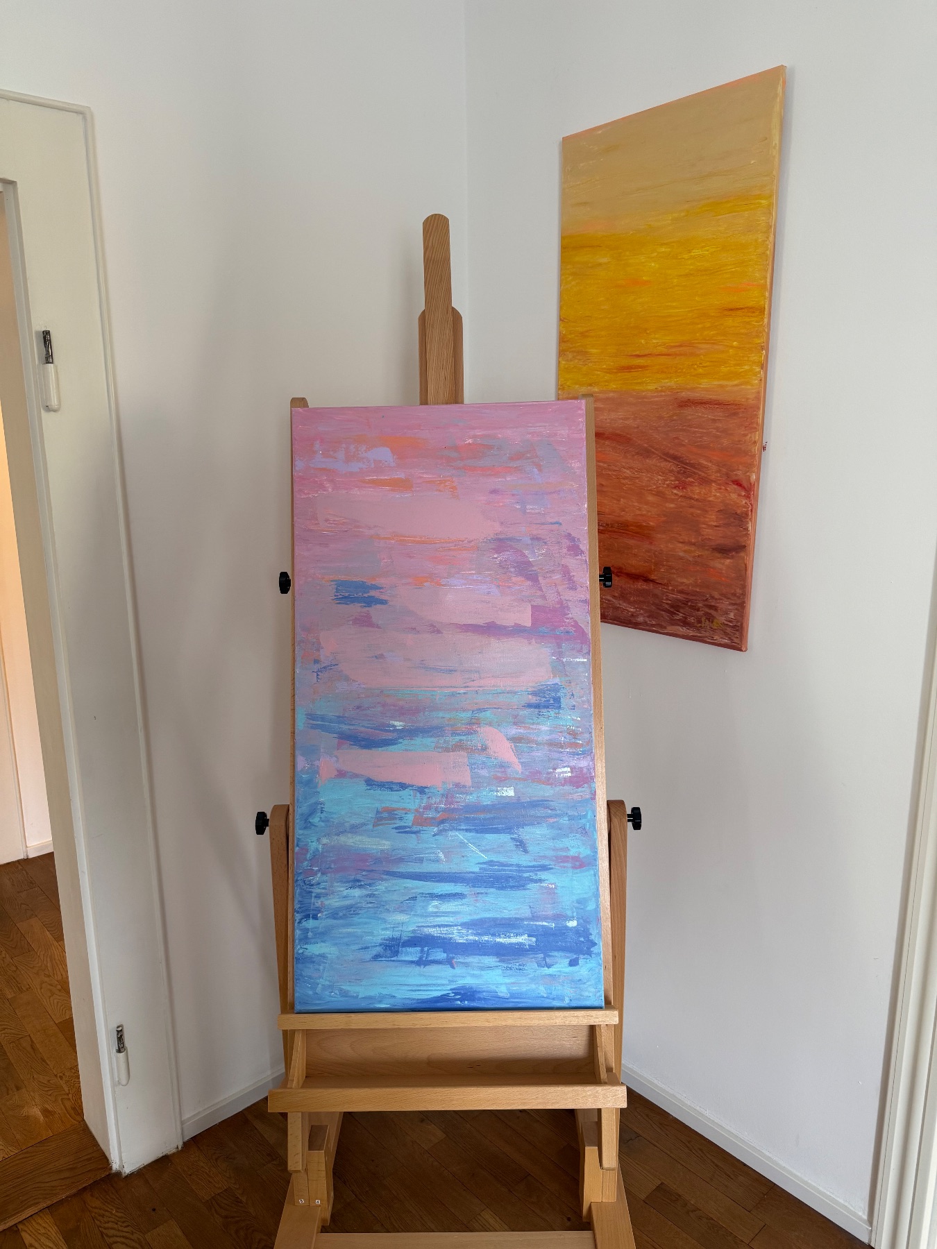 Atelier von Lina, Staffelei im Tageslicht